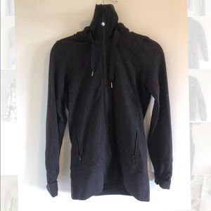 Long Lululemon Black Yoga Jacket